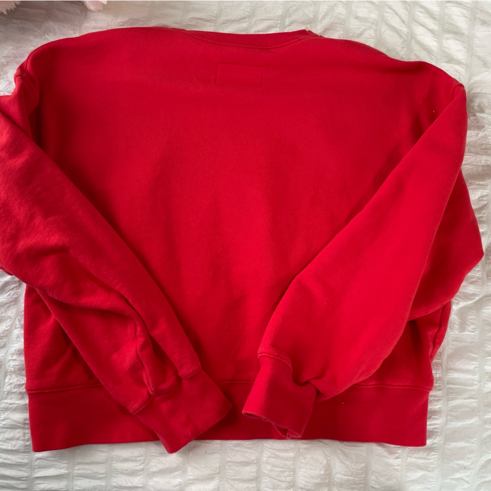 Red STARFIT crewneck